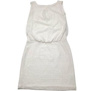 Bisou Bisou White Lace Dress